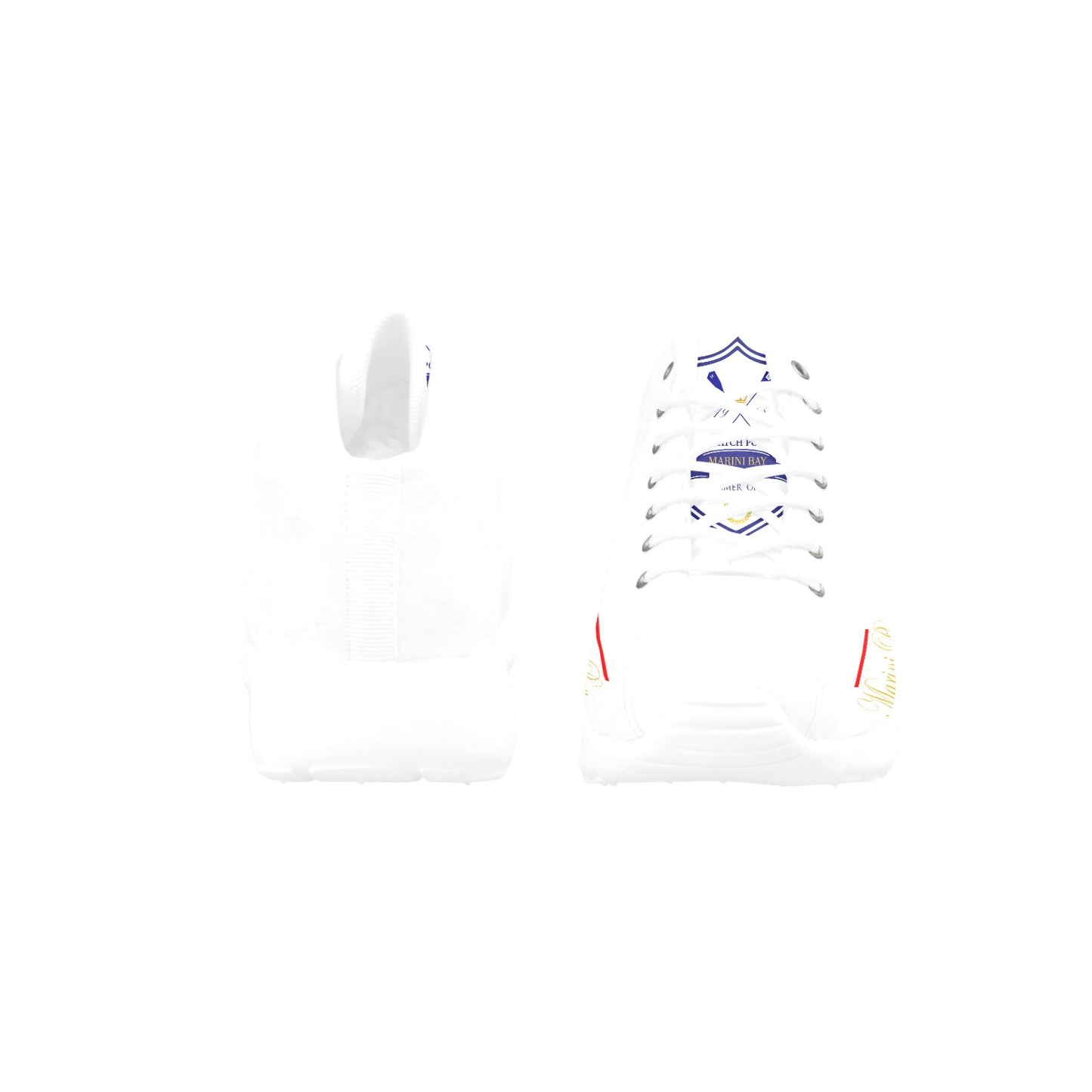 White high top sneakers