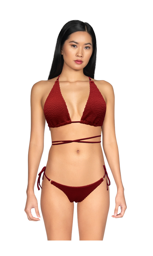 Bikini à Bretelles- Rouge