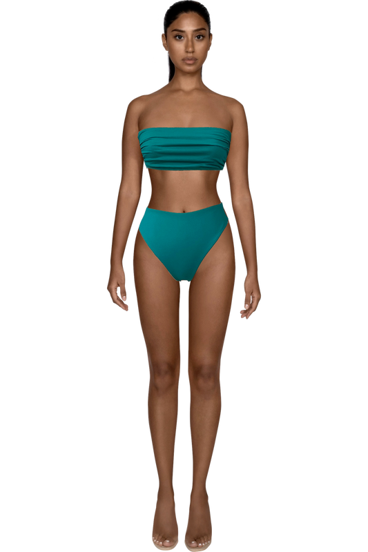 Maillot 2 pièces-Vert