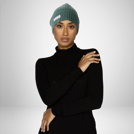 Cashmere Hat-Green