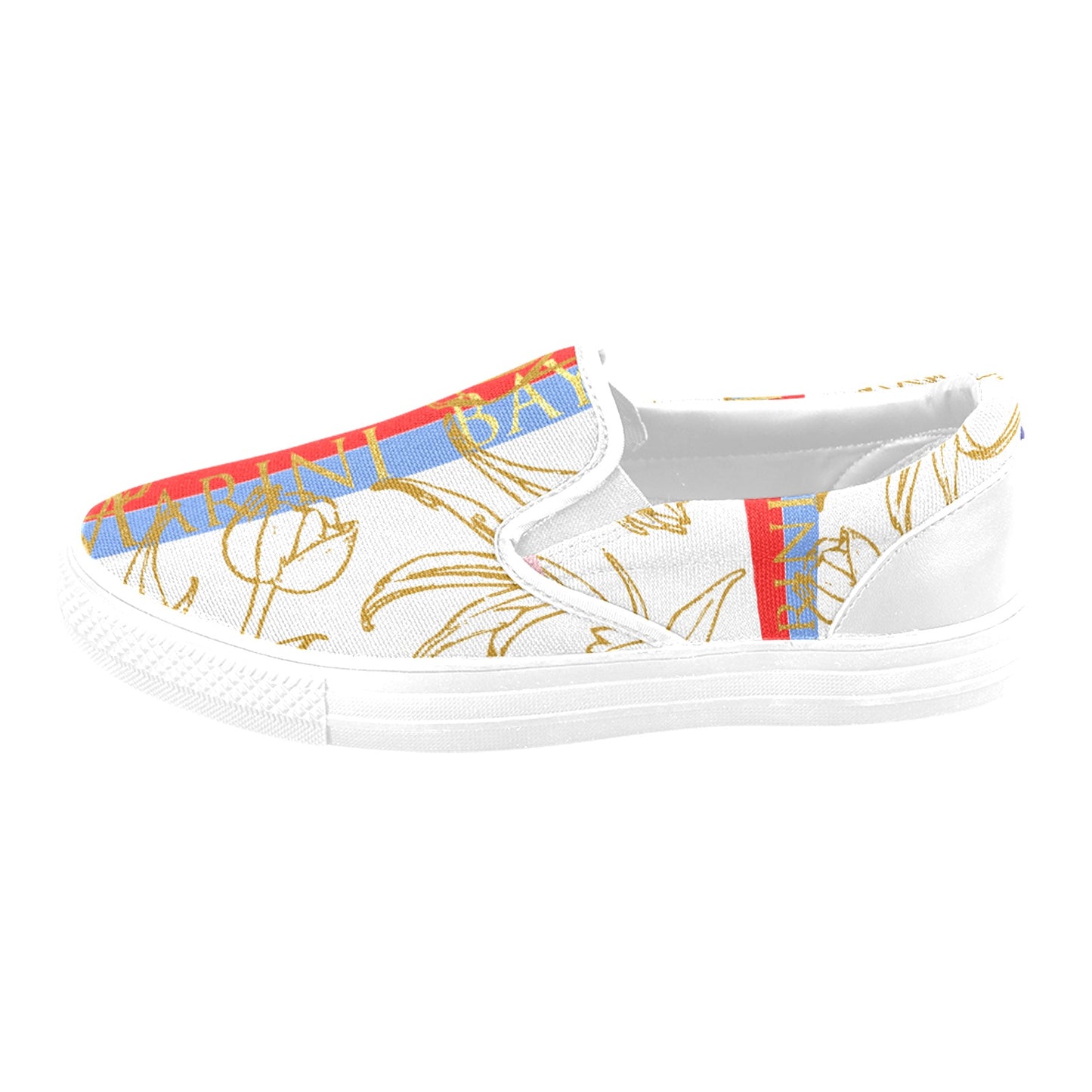 Baskets Slip-on motifs floraux