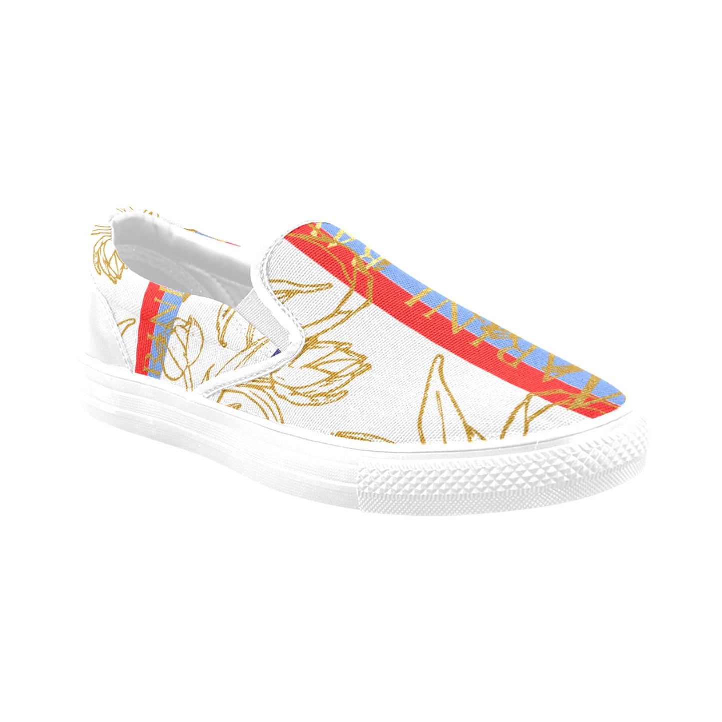 Baskets Slip-on motifs floraux