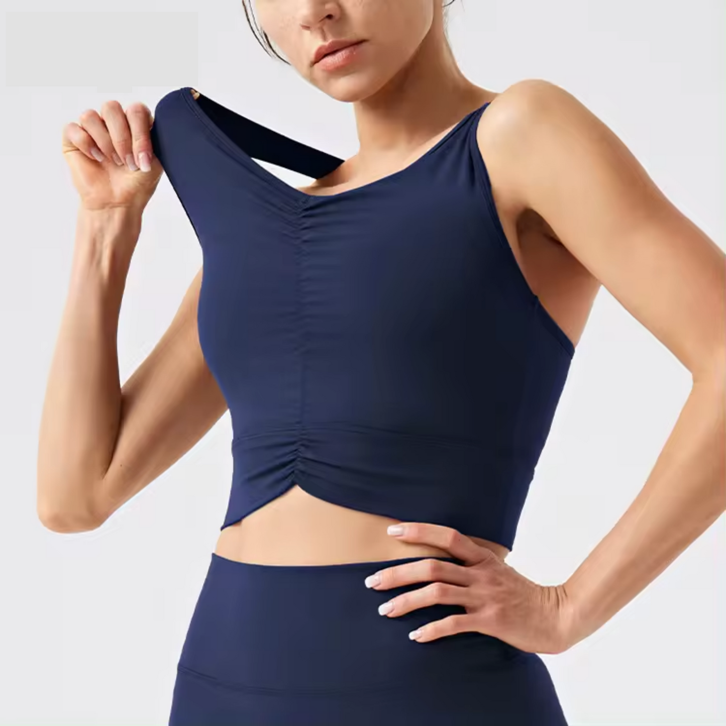 Crop Tank Activewear-V shape