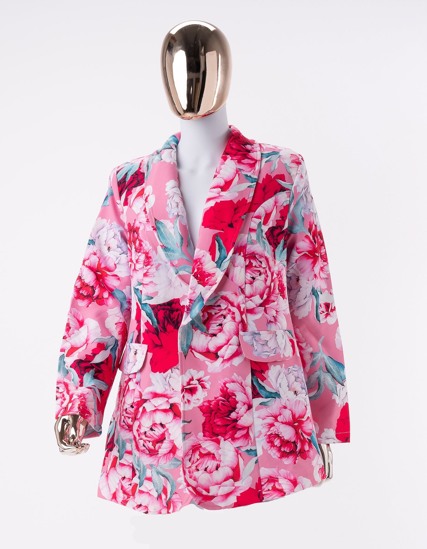 Blazer-Motifs floraux