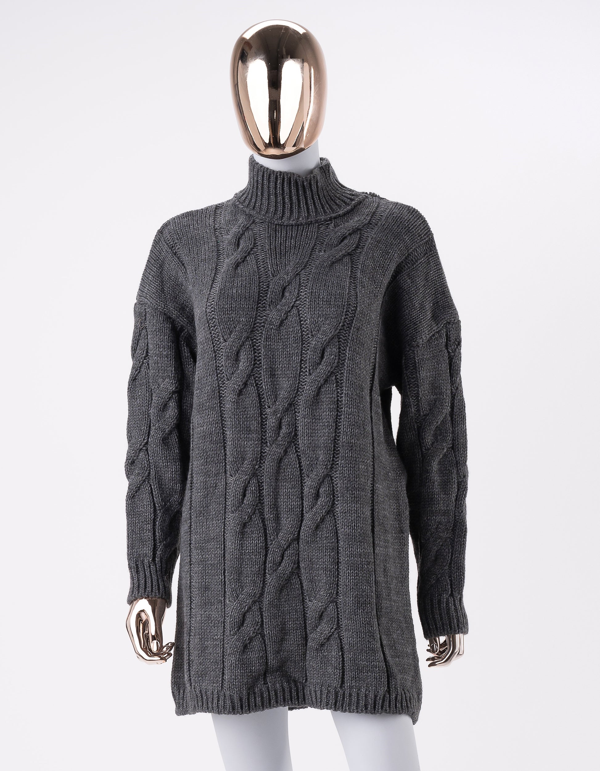 Robe Pull-Gris anthracite