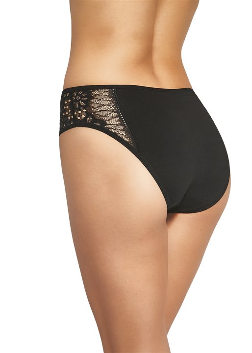 Slip-Coton & Dentelle-Noir