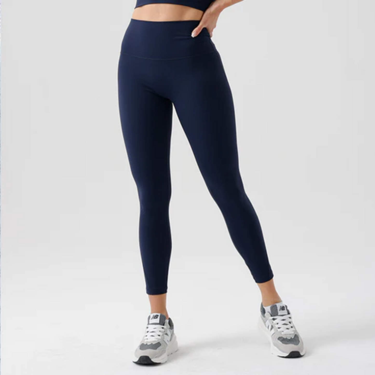 Legging-Taille haute bleu marine