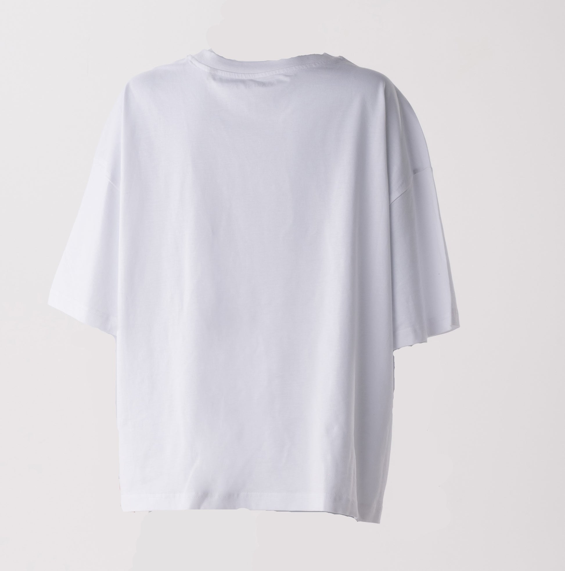 Tee-shirt à manches courtes - coupe oversize - Blanc