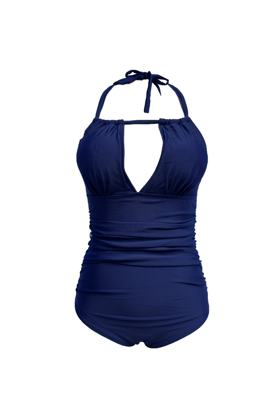 Maillot de Bain 1 Pièce Maternité - Bleu Nuit