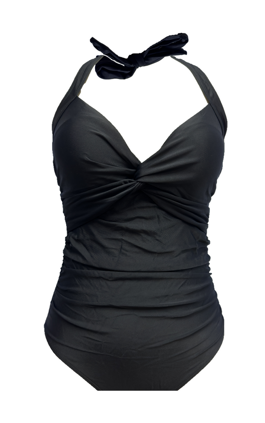 Maillot de Bain 1 Pièce Maternité - Noir